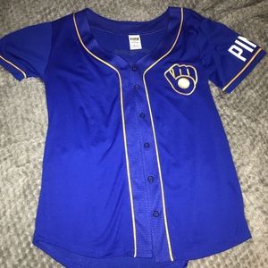 PINK baseball jersey